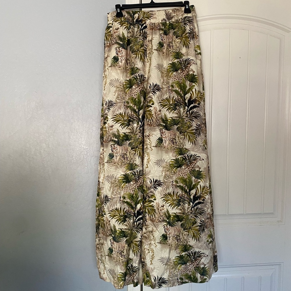 AGENCE
Lillian Wide-leg Pants In Beige